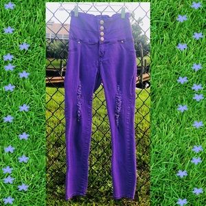 💜Silver Diva Purple Push Up Jeans💜